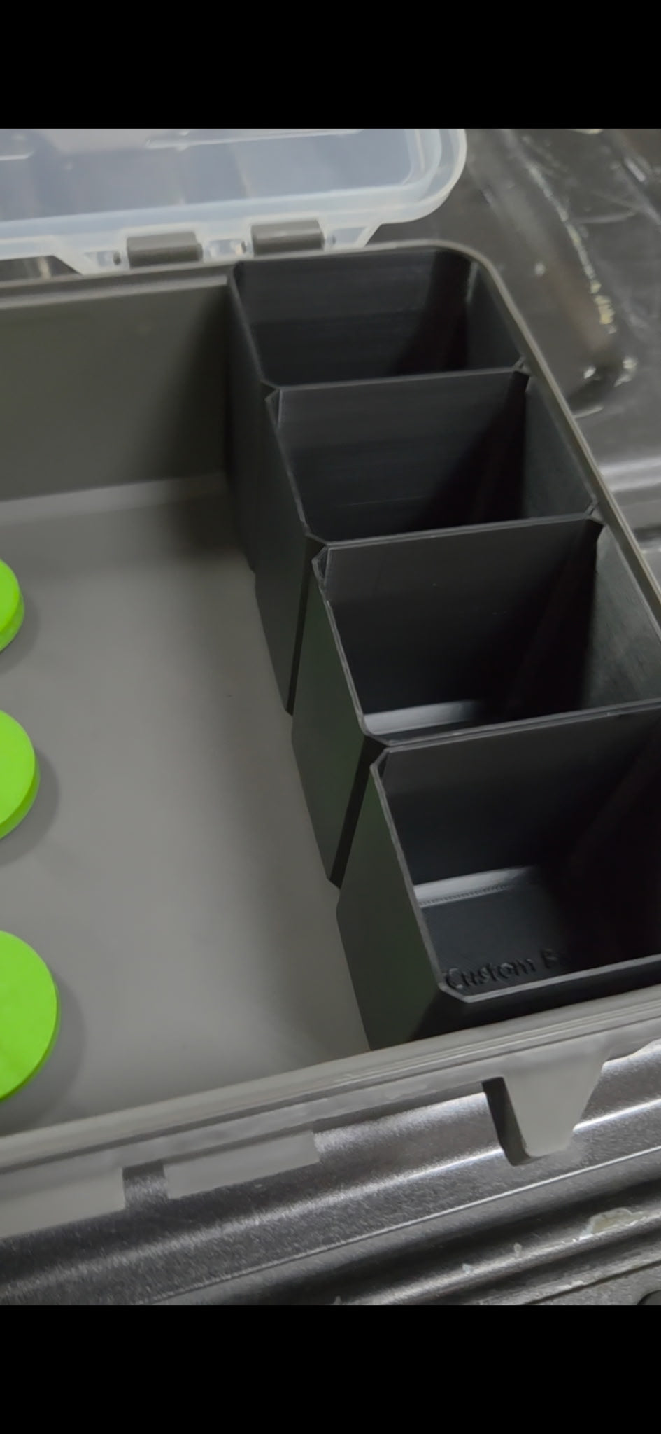 Custom Storage Option for Plano 3700 Deep Open Stow Boxes