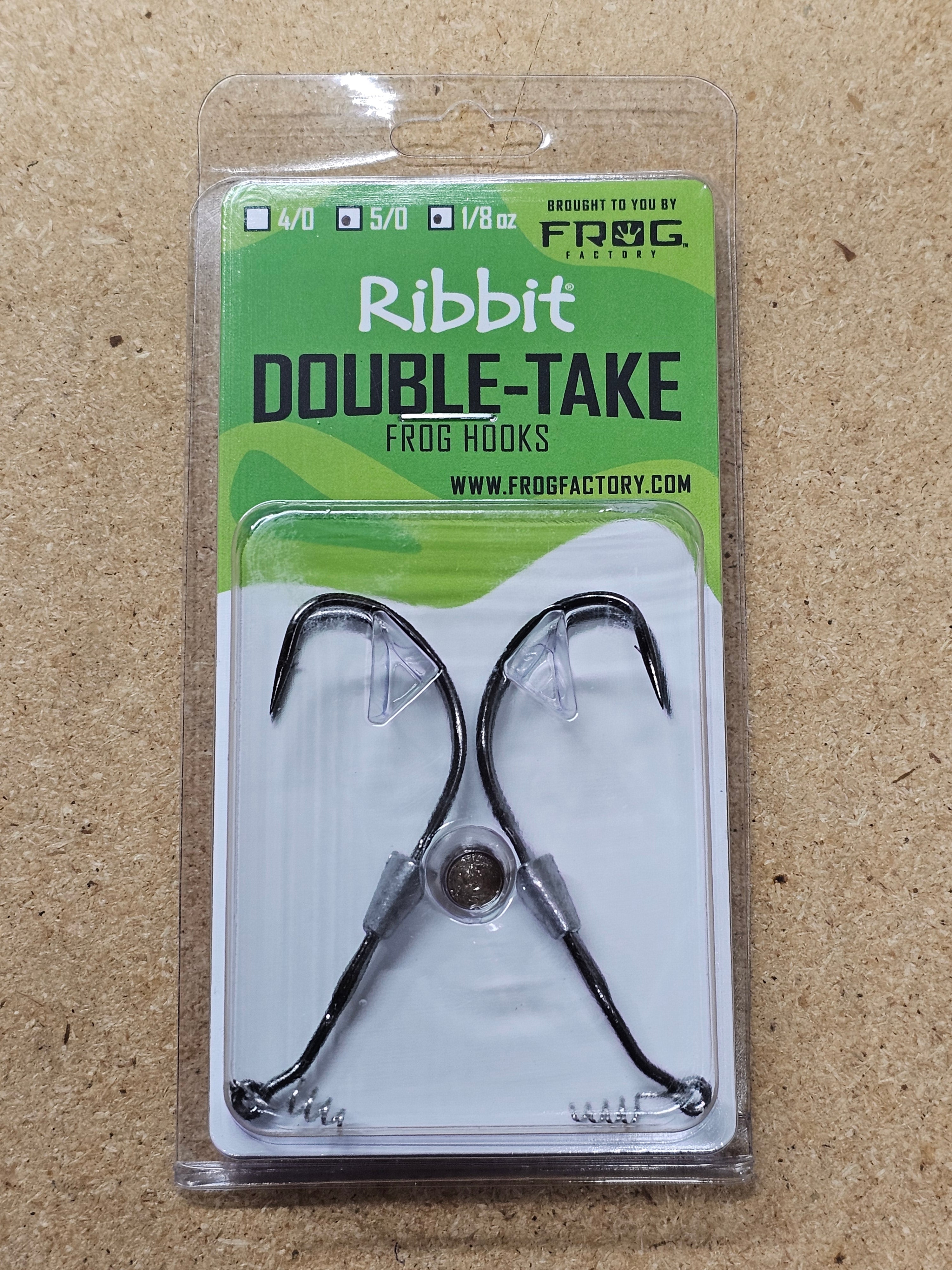 Frog Factory 1/8oz Weighted 5/0 Frog Hook